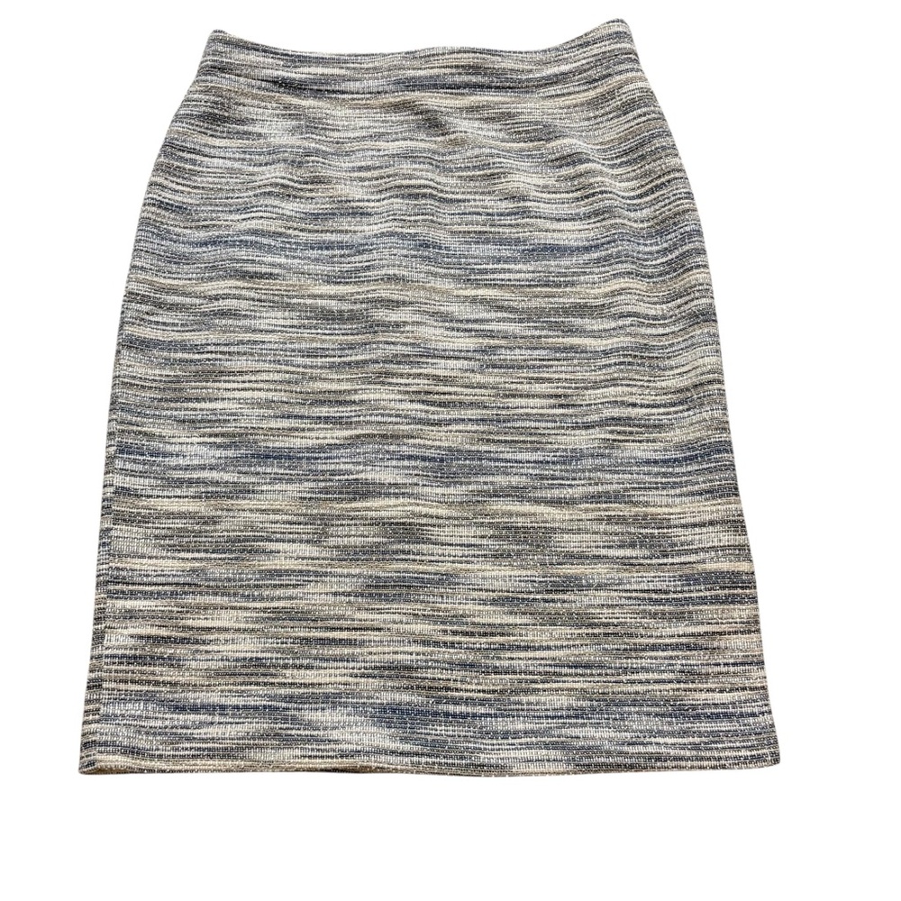 Halogen‎ Brand Knee Length Jacquard Skirt Lined Size 8 Cotton Blend